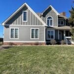 After image of a home in Indianapolis with new James Hardie siding