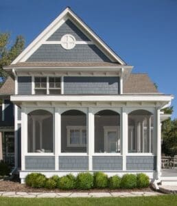 dark blue james hardie replacement siding in Indianapolis