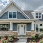 Home with new James Hardie siding in Brownsburg, Indiana