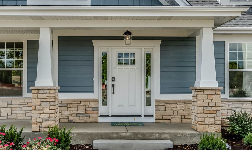Home in Indianapolis with a new door installed from a professional door company