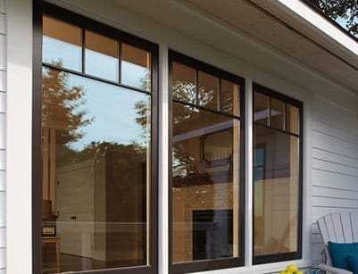 Andersen windows made of fiberglass