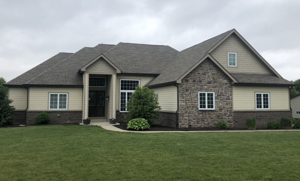 Home in Indianapolis, IN, after siding installation