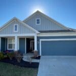 Home in Fishers, Indiana after siding repair and replacement services
