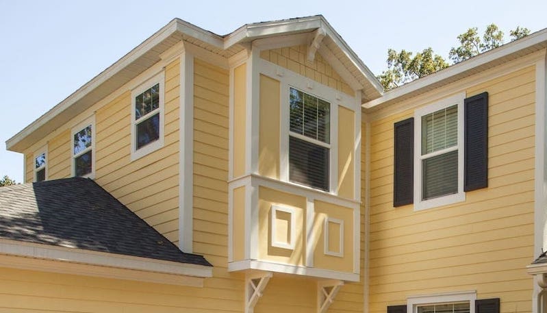 New siding installed by Aztec Homes that boosts a home's value and curb appeal