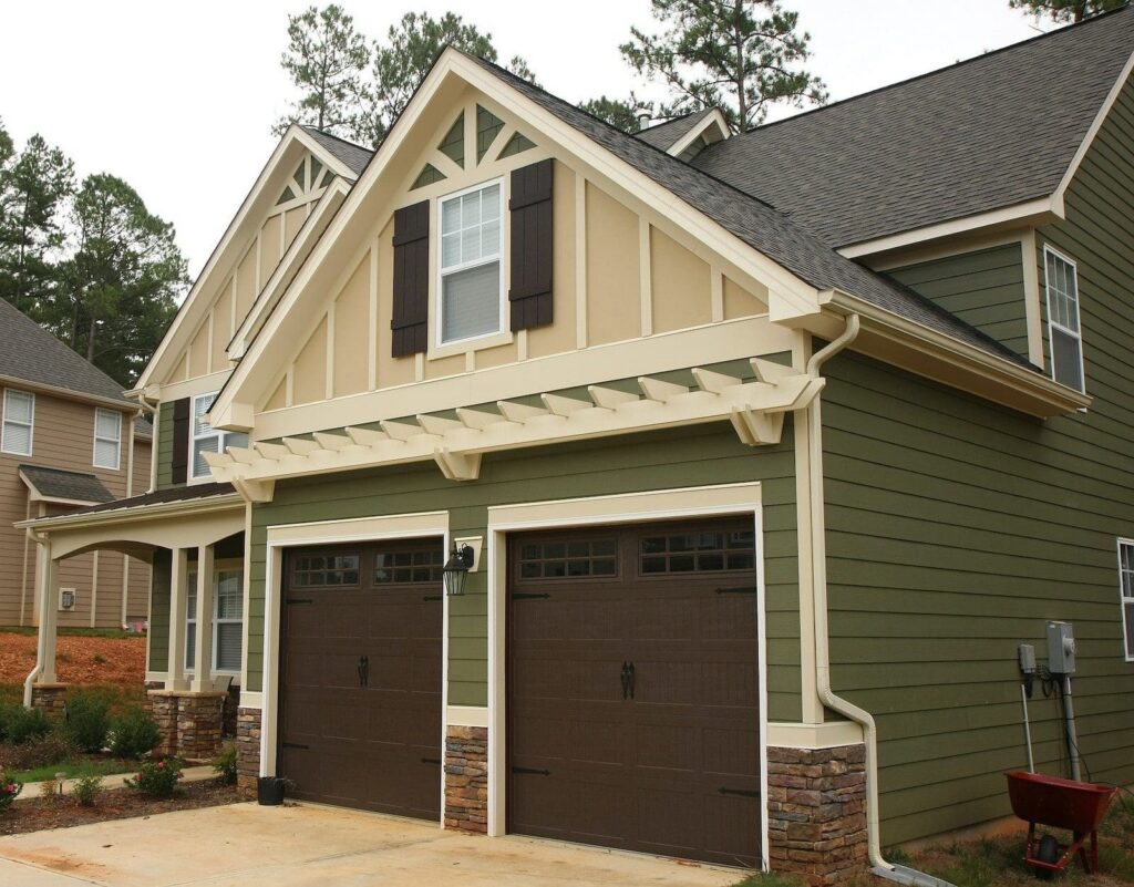 James Hardie siding installation on a traditional Anderson, IN home