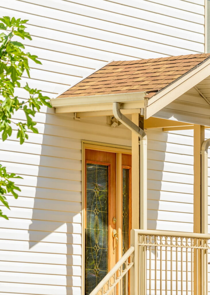 Home Exterior with Door and Siding