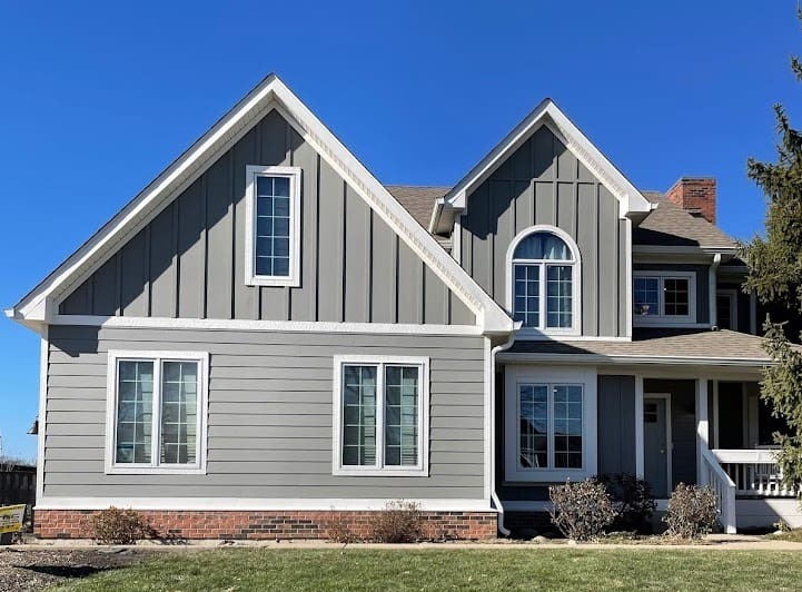 James Hardie fiber cement siding on a McCordsville, IN home