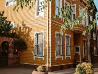 building with commercial siding