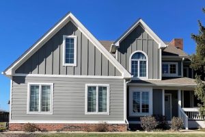 Home exterior after residential painting in Zionville, Indiana